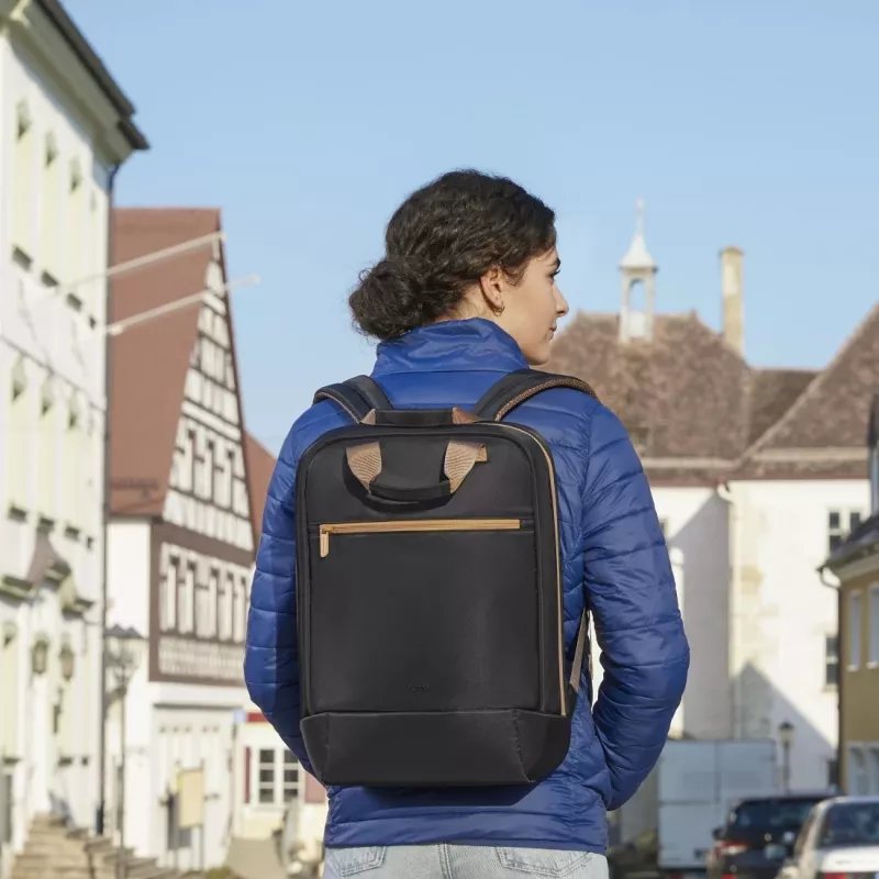 Hama 00222056 Rucksack Beige, Schwarz recyceltes Polyester