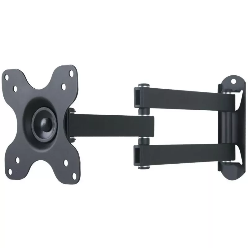 Techly Wandhalterung für LCD LED 33-76,2 cm (13-30 Zoll) neigbar 2 Gelenke Schwarz ICA-LCD 923B