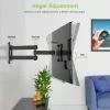 Techly Wandhalterung für LCD LED 33-76,2 cm (13-30 Zoll) neigbar 2 Gelenke Schwarz ICA-LCD 923B
