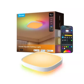 Govee 30cm RGBWW + RGBIC Smart Smart Deckenleuchte Wi-Fi/Bluetooth 28 W