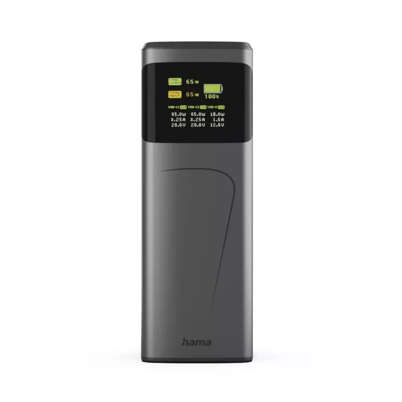 Hama High Power Lithium-Ion (Li-Ion) 20000 mAh Grau