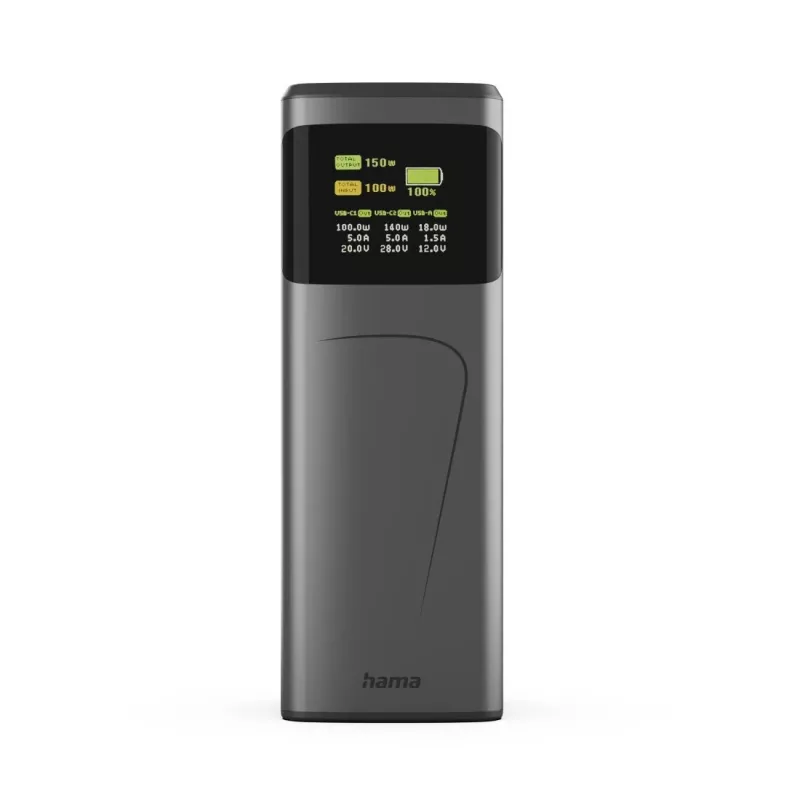 Hama High Power Lithium-Ion (Li-Ion) 24000 mAh Grau