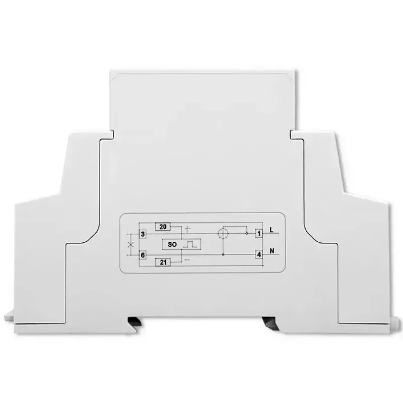 Einphasiger Stromzähler QOLTEC 50887 1-phasig 230V LCD schlank
