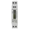 Einphasiger Stromzähler QOLTEC 50887 1-phasig 230V LCD schlank