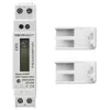 Einphasiger Stromzähler QOLTEC 50887 1-phasig 230V LCD schlank