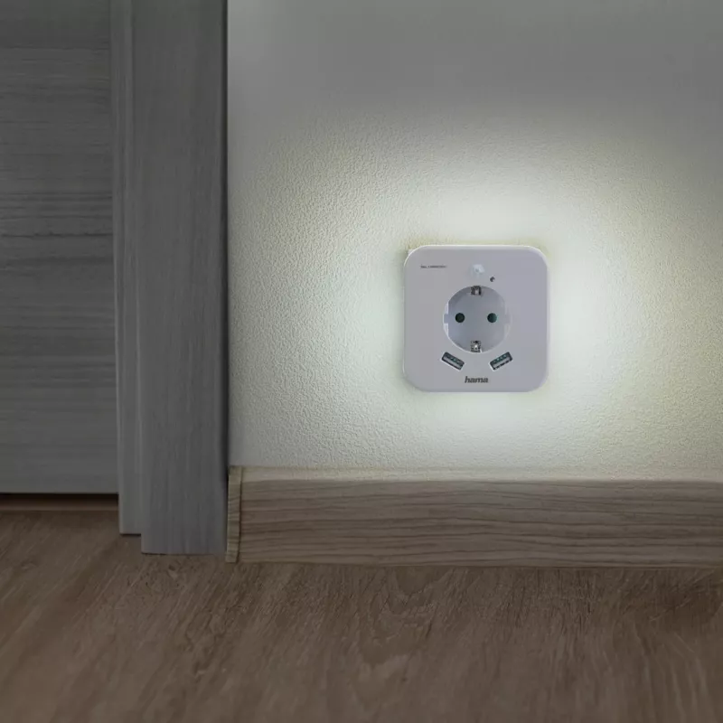 Einsteck-Nachtlicht Hama 00223507 warmweiß LED 3000K