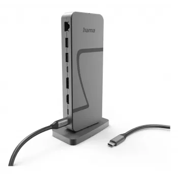 Hama Connect2Office Speed USB 3.2 Gen 1 (3.1 Gen 1) Type-C 40000 Mbit/s Anthracite