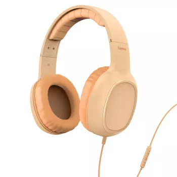 Hama Fun C Headset Kabelgebunden Head-band Anrufe/Musik USB Typ-C Orange