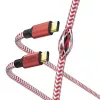 Hama Reflective USB-Kabel USB 2.0 1,5 m USB C Rot