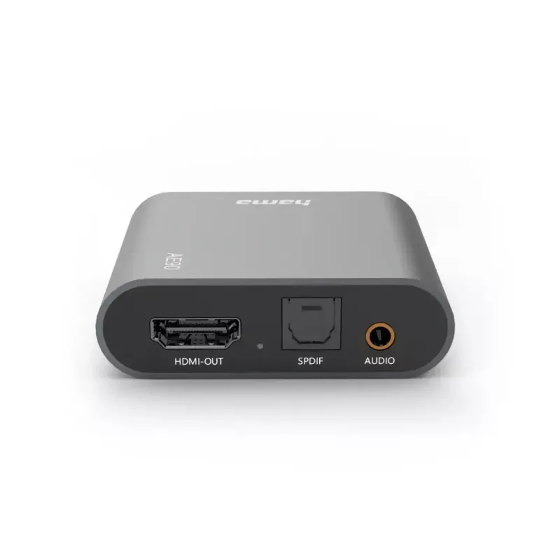 Audio-Splitter Hama 00205100 Silber HDMI 3,5 mm