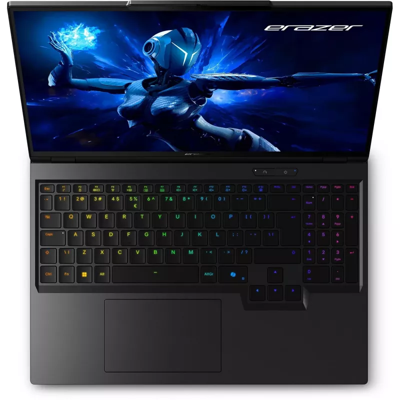 ERAZER Beast 16 X1 Ultimate Intel Core Ultra 9 275HX Laptop 40,6 cm (16 Zoll) Quad HD+ 32 GB DDR5-SDRAM 2 TB SSD NVIDIA GeForce RTX 5090 Wi-Fi 6E (802.11ax) Windows 11 Home US Englisch Schwarz
