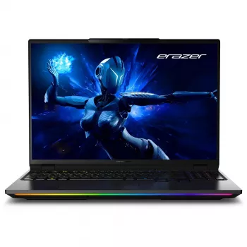 ERAZER Beast 16 X1 Ultimate Intel Core Ultra 9 275HX Laptop 40,6 cm (16 Zoll) Quad HD+ 32 GB DDR5-SDRAM 2 TB SSD NVIDIA GeForce RTX 5080 Wi-Fi 6E (802.11ax) Windows 11 Home US Englisch Schwarz