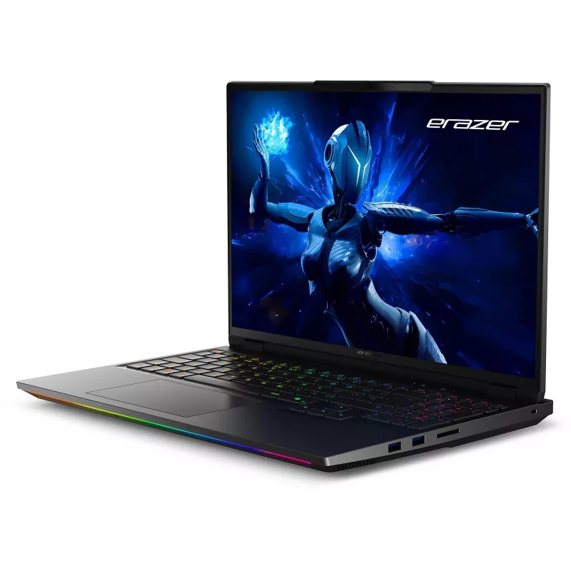 ERAZER Beast 16 X1 Ultimate Intel Core Ultra 9 275HX Laptop 40,6 cm (16 Zoll) Quad HD+ 32 GB DDR5-SDRAM 2 TB SSD NVIDIA GeForce RTX 5080 Wi-Fi 6E (802.11ax) Windows 11 Home US Englisch Schwarz