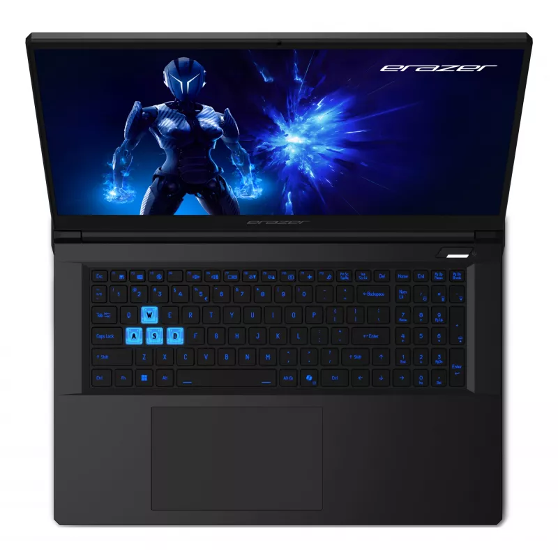 ERAZER Defender 17 P1 MD62756 Intel® Core™ i7 i7-13620H Laptop 43,9 cm (17,3 Zoll) Full HD 32 GB DDR5-SDRAM 2 TB SSD NVIDIA GeForce RTX 5060 Wi-Fi 6E (802.11ax) Windows 11 Home Schwarz