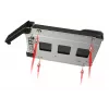 Laufwerkträger Icy Dock MB991TRAY-B Schwarz Silber