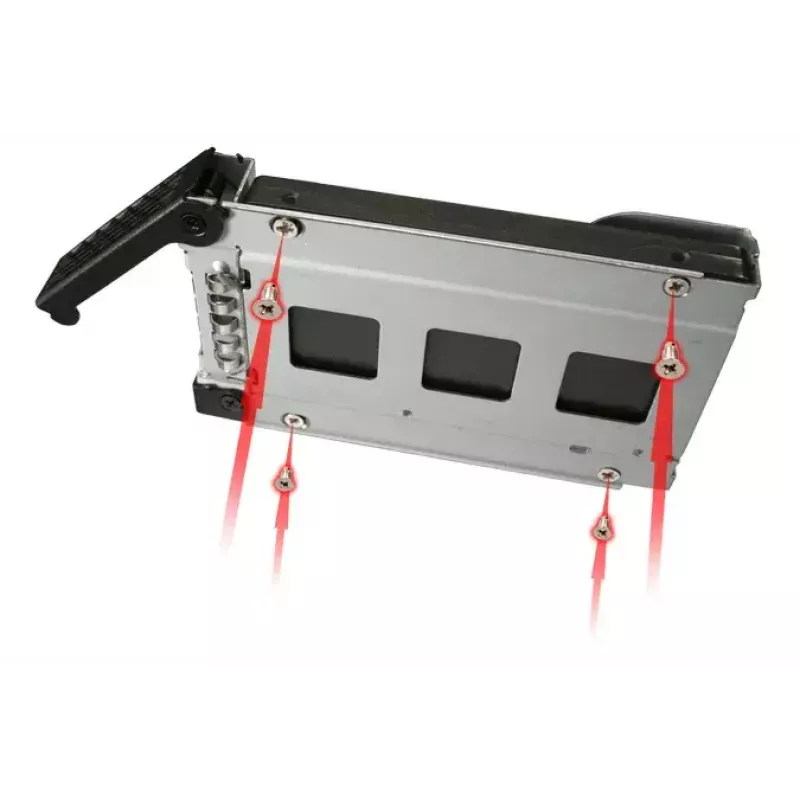 Laufwerkträger Icy Dock MB991TRAY-B Schwarz Silber