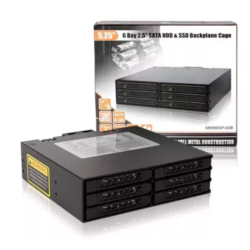 Disk-Array Icy Dock MB996SP-6SB Schwarz