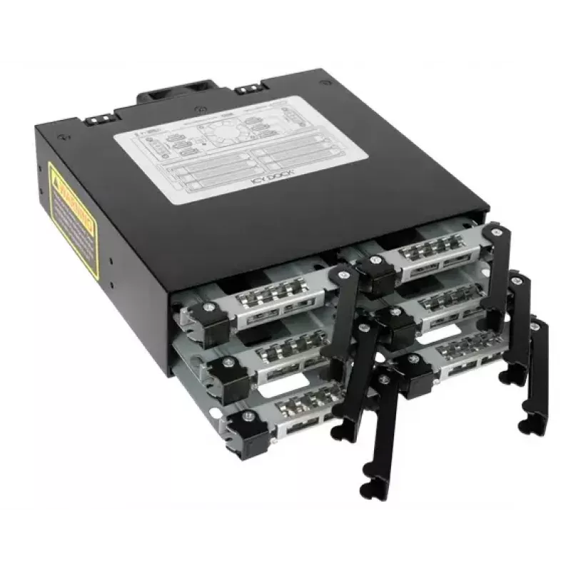 Disk-Array Icy Dock MB996SP-6SB Schwarz