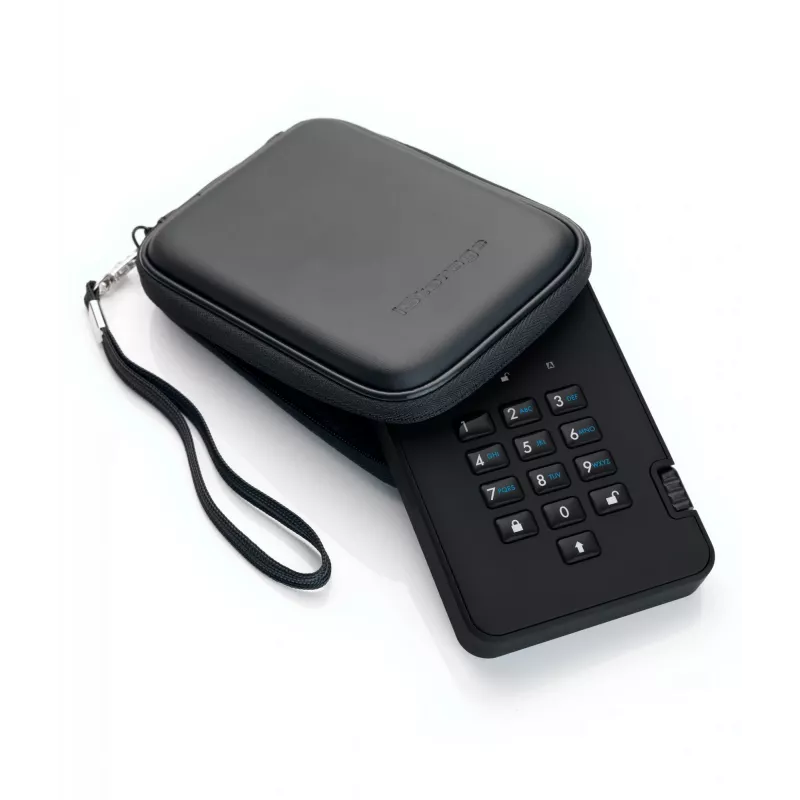 HDD iStorage 2 TB USB 3.2 diskAshur2 Schwarz IS-DA2-256-2000-B