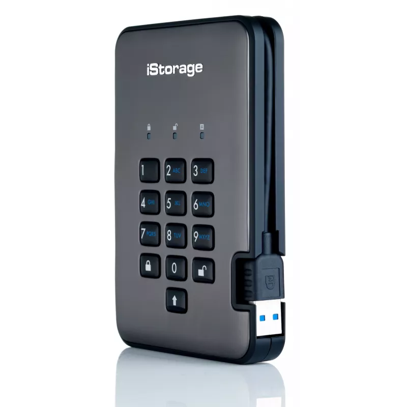 Festplatte iStorage 2 TB USB 3.2 IS-DAP2-256-2000-C-G