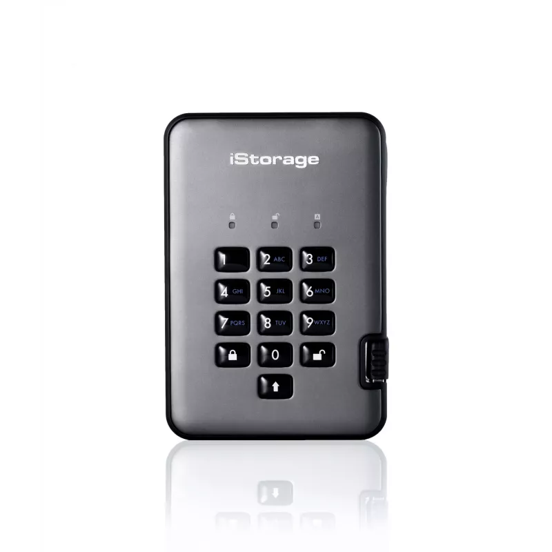 Festplatte iStorage 2 TB USB 3.2 IS-DAP2-256-2000-C-G