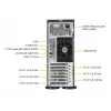 Computergehäuse Supermicro SuperWorkstation 7049A-T Rack 4U Schwarz