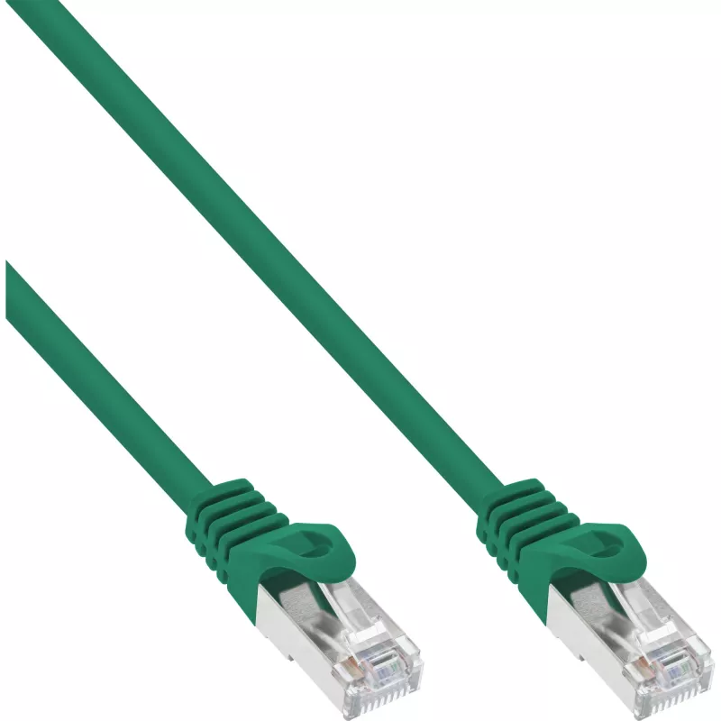 InLine Patchkabel SF/UTP Cat.5e grün 10m