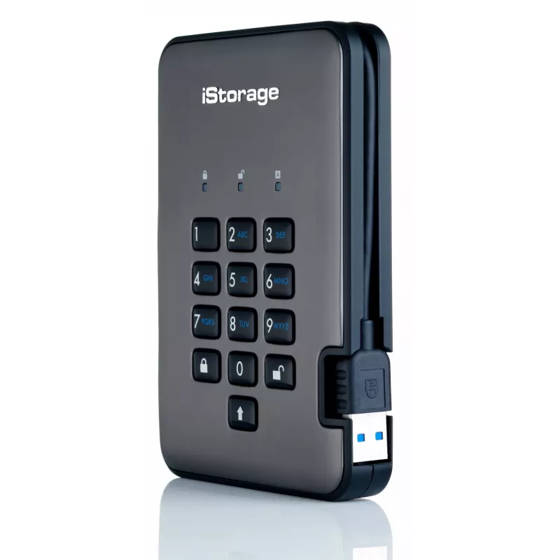 HDD iStorage 5 TB USB 3.2 IS-DAP2-256-5000-C-G