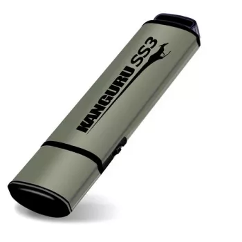 Kanguru SS3™ SuperSpeed USB3.0 512 GB | Sicherer Flash-Speicherstick | Physischer Schreibschutzschalter | Windows „Ready Boost“-kompatibel | Einfache treiberlose Einrichtung | Plug-and-Play