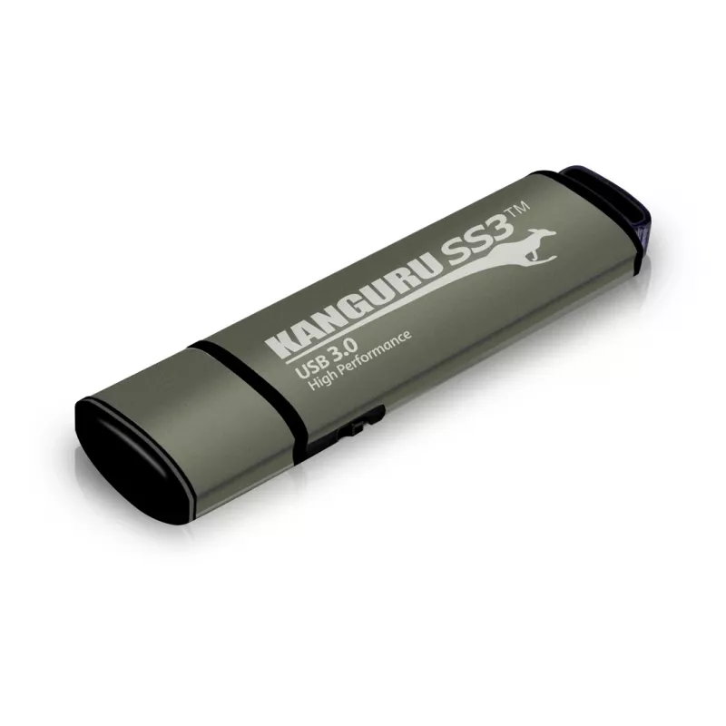 Kanguru SS3™ SuperSpeed USB3.0 512 GB | Sicherer Flash-Speicherstick | Physischer Schreibschutzschalter | Windows „Ready Boost“-kompatibel | Einfache treiberlose Einrichtung | Plug-and-Play