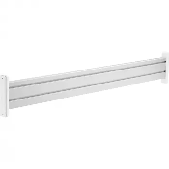 InLine Slatwall Panel Aluminium, für Tischmontage, 1 m