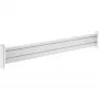 InLine Slatwall Panel Aluminium, für Tischmontage, 1 m