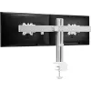 InLine Aluminium Monitor-Tischhalterung für 2 Monitore bis zu 32 Zoll, 8 kg