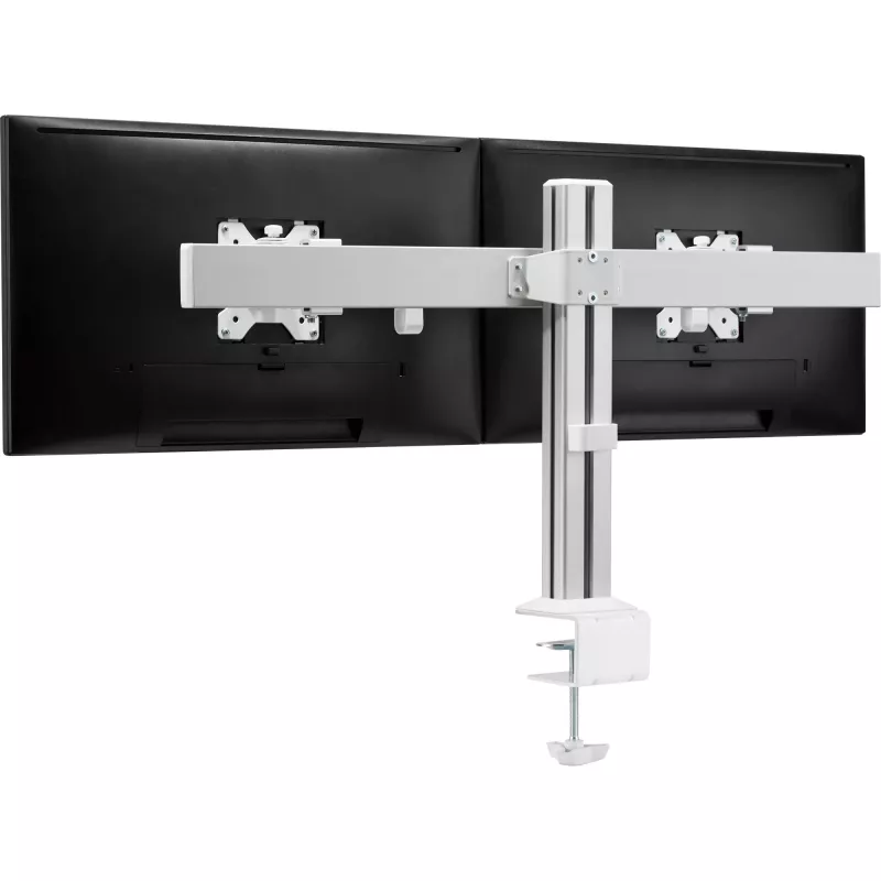 InLine Aluminium Monitor-Tischhalterung für 2 Monitore bis zu 32 Zoll, 8 kg