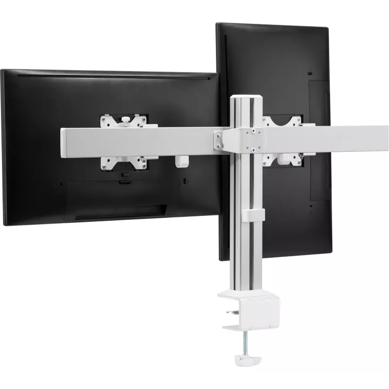 InLine Aluminium Monitor-Tischhalterung für 2 Monitore bis zu 32 Zoll, 8 kg