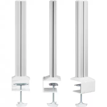 Säule InLine 23181B Aluminium Weiß 43 mm Höhe 2er-Set