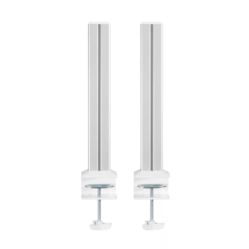 Säule InLine 23181B Aluminium Weiß 43 mm Höhe 2er-Set