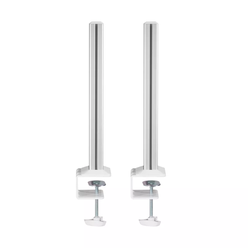 Säule InLine 23181B Aluminium Weiß 43 mm Höhe 2er-Set
