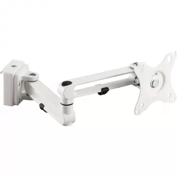 InLine Slatwall Monitorhalterung lang weiß 8 kg 17 Zoll