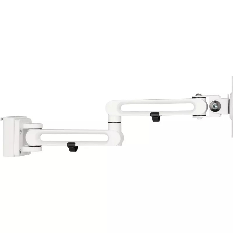 InLine Slatwall Monitorhalterung lang weiß 8 kg 17 Zoll