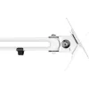 InLine Slatwall Monitorhalterung lang weiß 8 kg 17 Zoll