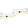 InLine Slatwall Monitorhalterung lang weiß 8 kg 17 Zoll