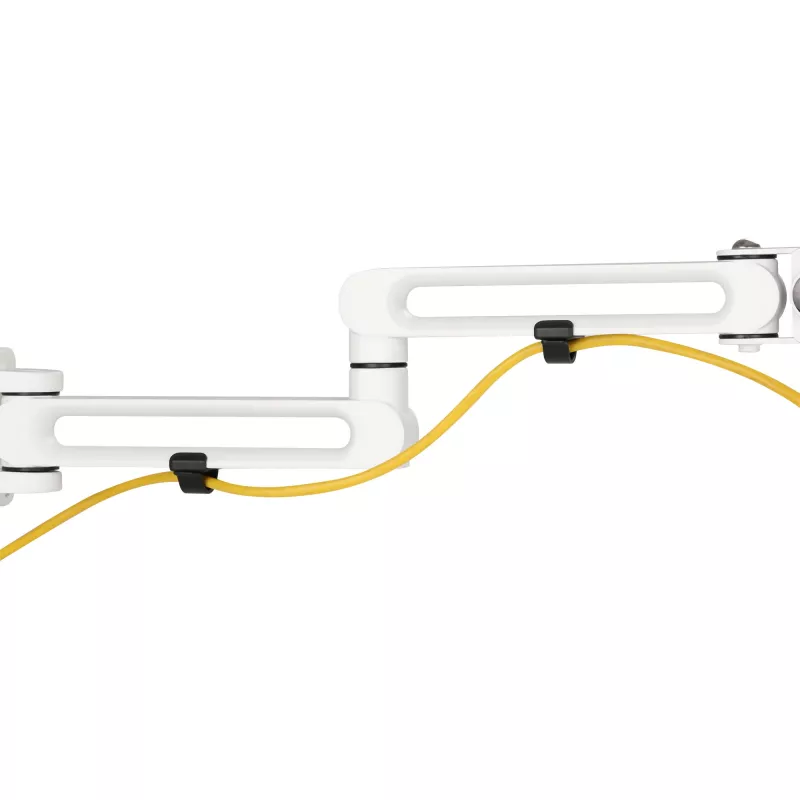 InLine Slatwall Monitorhalterung lang weiß 8 kg 17 Zoll