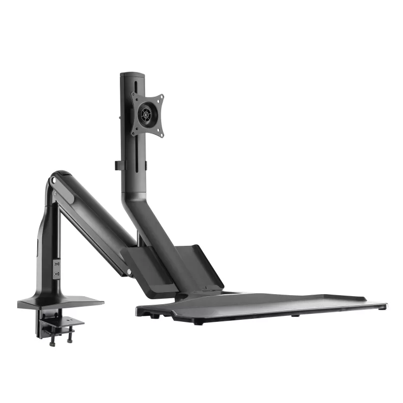 InLine Workstation Tischhalterung mit Lift, beweglich, bis 81cm (32 Zoll) / 9kg
