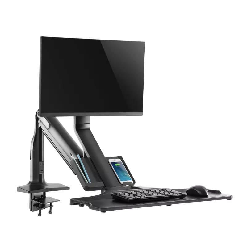 InLine Workstation Tischhalterung mit Lift, beweglich, bis 81cm (32 Zoll) / 9kg