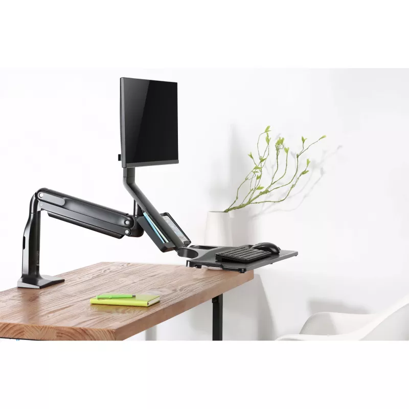InLine Workstation Tischhalterung mit Lift, beweglich, bis 81cm (32 Zoll) / 9kg