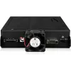 U.2 zu SlimSAS NVMe-Adaptergehäuse, icy dock ToughArmor MB105VP-B, PCIe 4.0, unterstützt 2x 2,5-Zoll-Laufwerke, 1x 5,25-Zoll-Schacht