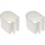 Kabelhalter InLine 23181D für Tischmontagestangen, 2er-Set, weiß