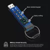USB-Stick iStorage datAshur Pro USB3 256GB mit AES-256-Bit-Hardwareverschlüsselung