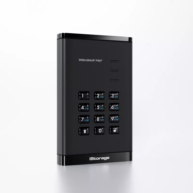 SSD-Festplatte iStorage 4 TB 2,5 Zoll USB Typ-A USB Typ-C IS-DAP3-256-SSD-4000-F